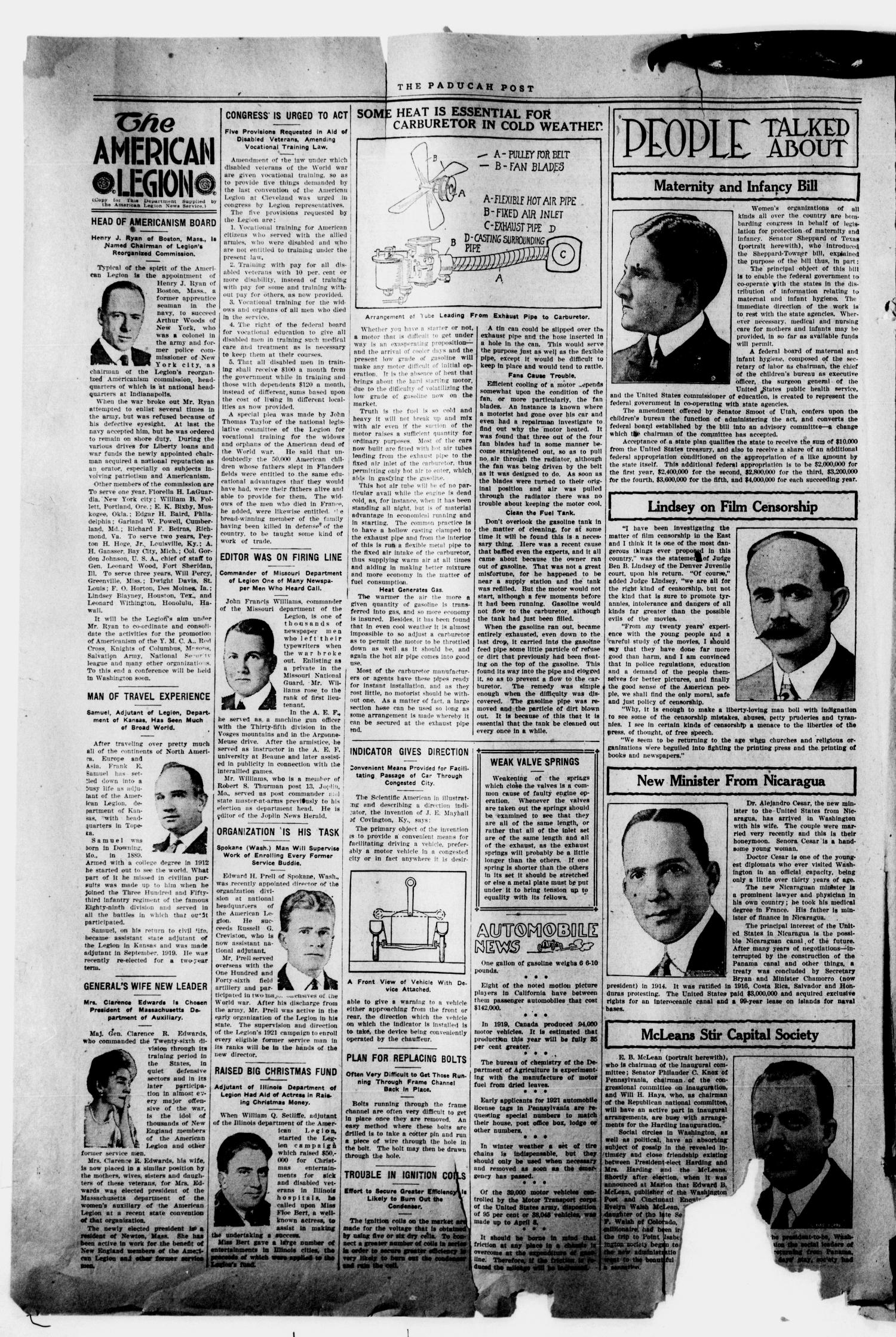 The Paducah Post (Paducah, Tex.), Vol. 14, No. 37, Ed. 1 Thursday, January 20, 1921
                                                
                                                    [Sequence #]: 2 of 8
                                                