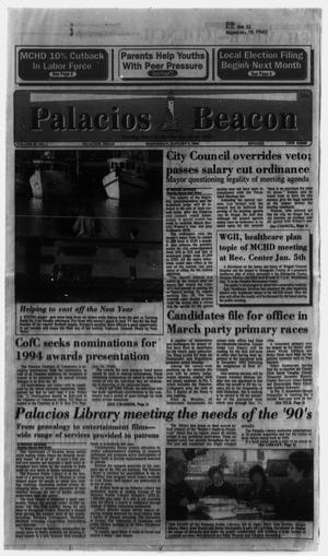 Primary view of Palacios Beacon (Palacios, Tex.), Vol. 87, No. 1, Ed. 1 Wednesday, January 5, 1994