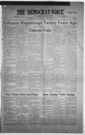 Primary view of object titled 'The Democrat-Voice (Coleman, Tex.), Vol. 32, No. 9, Ed. 1 Friday, February 28, 1913'.