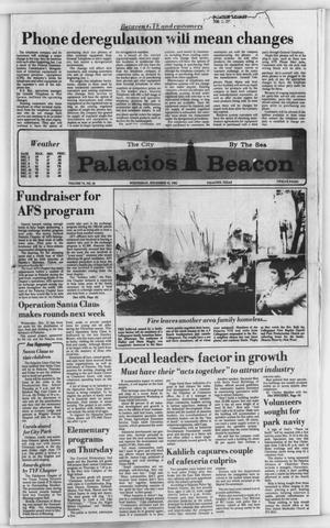 Primary view of object titled 'Palacios Beacon (Palacios, Tex.), Vol. 75, No. 50, Ed. 1 Wednesday, December 15, 1982'.