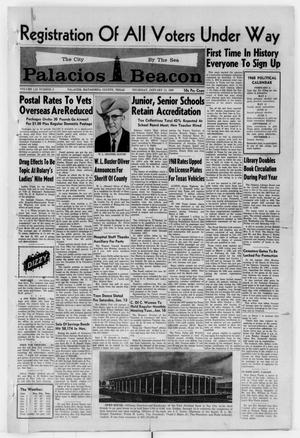 Primary view of Palacios Beacon (Palacios, Tex.), Vol. 61, No. 2, Ed. 1 Thursday, January 11, 1968