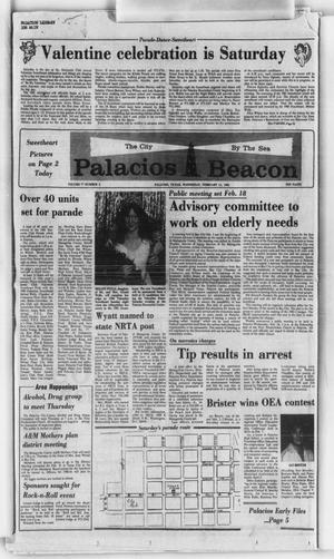 Primary view of object titled 'Palacios Beacon (Palacios, Tex.), Vol. 77, No. 6, Ed. 1 Wednesday, February 11, 1981'.