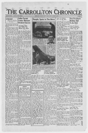 Primary view of object titled 'The Carrollton Chronicle (Carrollton, Tex.), Vol. 38, No. 12, Ed. 1 Friday, January 23, 1942'.