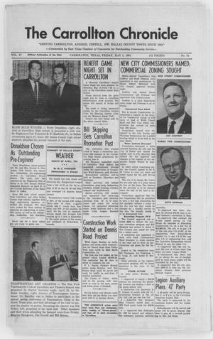Primary view of object titled 'The Carrollton Chronicle (Carrollton, Tex.), Vol. 57, No. 24, Ed. 1 Friday, May 5, 1961'.