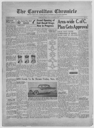 Primary view of object titled 'The Carrollton Chronicle (Carrollton, Tex.), Vol. 50th Year, No. 52, Ed. 1 Friday, November 12, 1954'.
