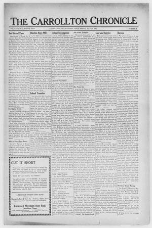 Primary view of object titled 'The Carrollton Chronicle (Carrollton, Tex.), Vol. 27, No. 36, Ed. 1 Friday, July 24, 1931'.