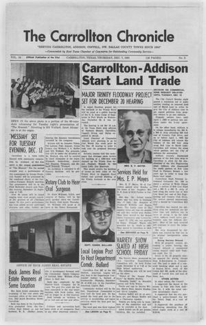 Primary view of object titled 'The Carrollton Chronicle (Carrollton, Tex.), Vol. 58, No. 3, Ed. 1 Thursday, December 7, 1961'.