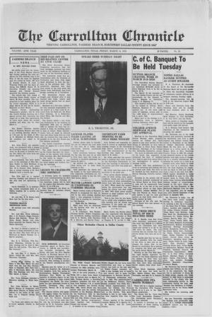 Primary view of object titled 'The Carrollton Chronicle (Carrollton, Tex.), Vol. 48th Year, No. 20, Ed. 1 Friday, March 14, 1952'.