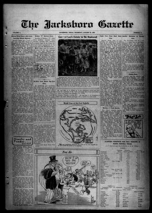 Primary view of object titled 'The Jacksboro Gazette (Jacksboro, Tex.), Vol. 50, No. 12, Ed. 1 Thursday, August 22, 1929'.