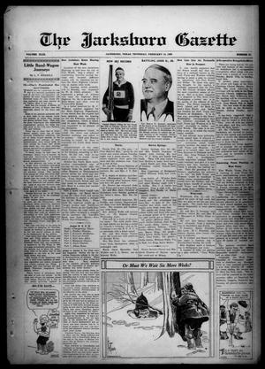 Primary view of object titled 'The Jacksboro Gazette (Jacksboro, Tex.), Vol. 49, No. 37, Ed. 1 Thursday, February 14, 1929'.