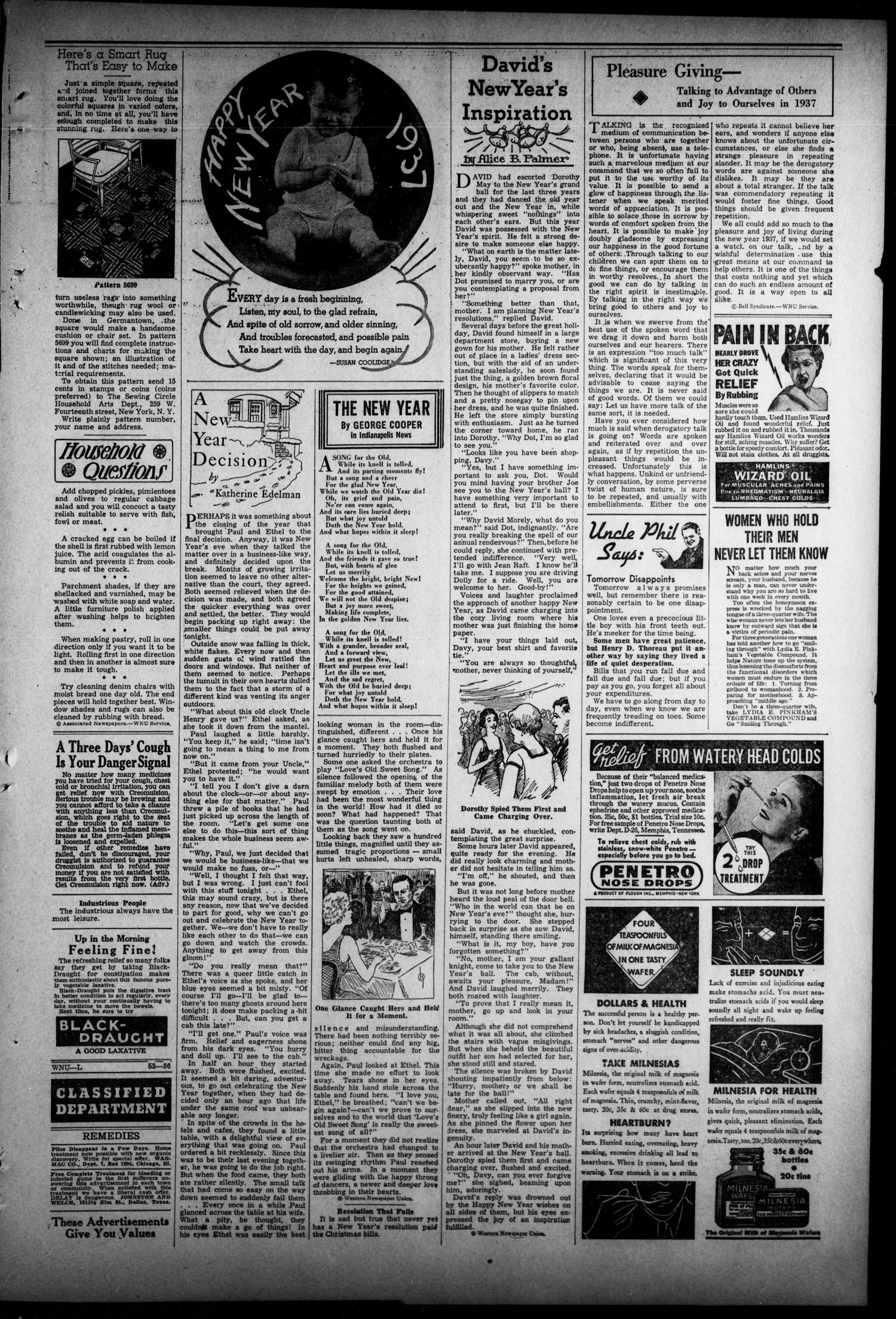 The Jacksboro Gazette (Jacksboro, Tex.), Vol. 57, No. 31, Ed. 1 Thursday, December 31, 1936
                                                
                                                    [Sequence #]: 3 of 8
                                                