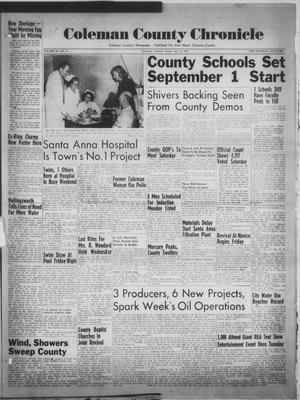 Primary view of Coleman County Chronicle (Coleman, Tex.), Vol. 20, No. 31, Ed. 1 Thursday, July 31, 1952