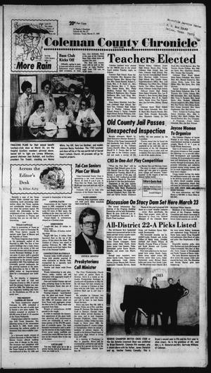 Primary view of object titled 'Coleman County Chronicle (Coleman, Tex.), Vol. 50, No. 17, Ed. 1 Thursday, March 17, 1983'.