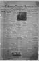 Newspaper: Coleman County Chronicle (Coleman, Tex.), Vol. 4, No. 52, Ed. 1 Thurs…