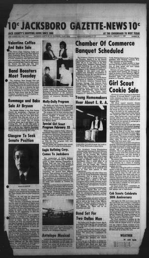 Primary view of object titled 'Jacksboro Gazette-News (Jacksboro, Tex.), Vol. 101, No. 39, Ed. 1 Monday, February 11, 1980'.