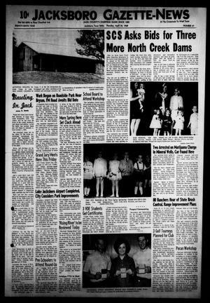 Primary view of object titled 'Jacksboro Gazette-News (Jacksboro, Tex.), Vol. EIGHTY-NINTH YEAR, No. 47, Ed. 0 Thursday, April 24, 1969'.