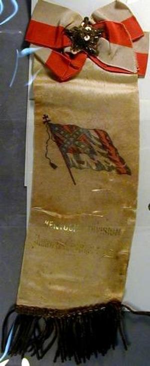 Primary view of object titled '["United Confederate Veterans" ribbon]'.