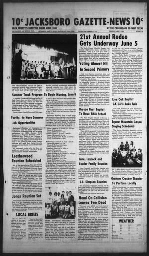 Primary view of object titled 'Jacksboro Gazette-News (Jacksboro, Tex.), Vol. 102, No. 3, Ed. 1 Monday, June 2, 1980'.