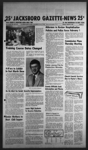 Primary view of object titled 'Jacksboro Gazette-News (Jacksboro, Tex.), Vol. 103, No. 38, Ed. 1 Monday, January 31, 1983'.