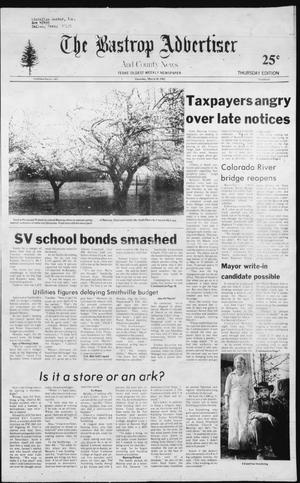 Primary view of The Bastrop Advertiser and County News (Bastrop, Tex.), No. 6, Ed. 1 Thursday, March 18, 1982