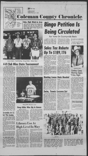 Coleman County Chronicle (Coleman, Tex.), Vol. 49, No. 30, Ed. 1 Thursday, June 17, 1982