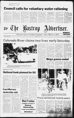 Primary view of object titled 'The Bastrop Advertiser (Bastrop, Tex.), No. 43, Ed. 1 Monday, July 28, 1980'.