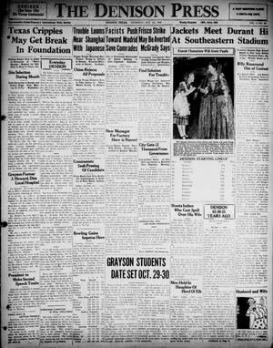 Primary view of object titled 'The Denison Press (Denison, Tex.), Vol. 3, No. 82, Ed. 1 Thursday, October 1, 1936'.