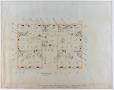 Technical Drawing: Weatherford Hotel Mechanical Plans, Weatherford, Texas: Third and Fou…