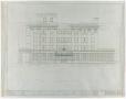 Technical Drawing: Weatherford Hotel, Weatherford, Texas: Front Elevation