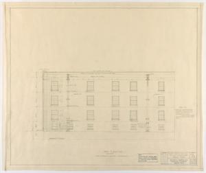Primary view of object titled 'Elliott Hotel Addition, Odessa, Texas: West Elevation'.