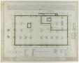 Technical Drawing: Weatherford Hotel, Weatherford, Texas: Footing and Basement Framing P…