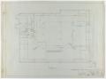Technical Drawing: Frank Roberts' Hotel, San Angelo, Texas: Basement Plan