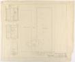 Technical Drawing: Elliott Hotel Addition, Odessa, Texas: Mezzanine Floor Plan and Eleva…