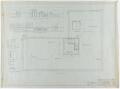 Technical Drawing: Frank Roberts' Hotel, San Angelo, Texas: Roof Plan and Elevations