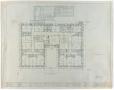 Technical Drawing: Weatherford Hotel, Weatherford, Texas: Typical Third and Fourth Floor…