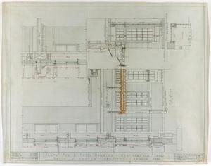 Primary view of object titled 'Weatherford Hotel, Weatherford, Texas: Elevation and Section'.