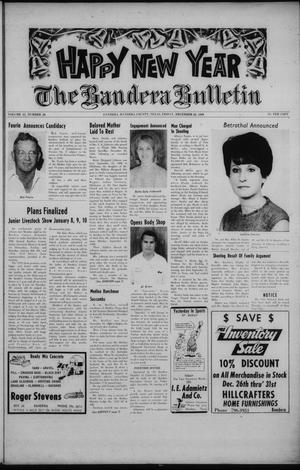 Primary view of object titled 'The Bandera Bulletin (Bandera, Tex.), Vol. 25, No. 29, Ed. 1 Friday, December 26, 1969'.