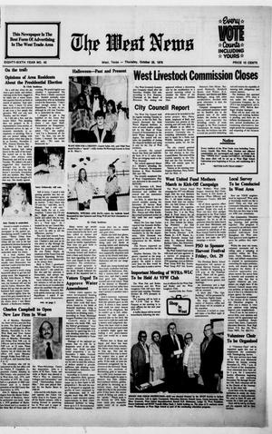 Primary view of object titled 'The West News (West, Tex.), Vol. 86, No. 43, Ed. 1 Thursday, October 28, 1976'.