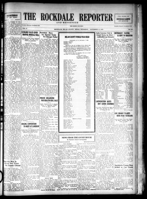 Primary view of object titled 'The Rockdale Reporter and Messenger (Rockdale, Tex.), Vol. 57, No. 39, Ed. 1 Thursday, November 14, 1929'.