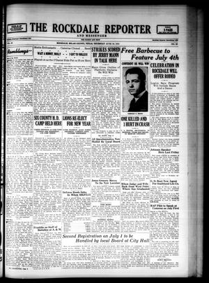 Primary view of The Rockdale Reporter and Messenger (Rockdale, Tex.), Vol. 69, No. 20, Ed. 1 Thursday, June 19, 1941