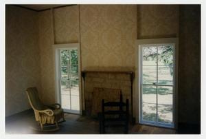 Primary view of object titled '[Photograph of Finished Restoration in the Parlor at the Pound House]'.