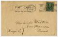 Thumbnail image of item number 2 in: '[Postcard from Dewitt Hunt to Birdie Walters in Dripping Springs, Texas]'.