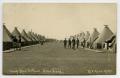 Primary view of [Postcard of Camp MacArthur Tent Rows]