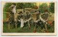 Postcard: [Postcard of Soldiers After Hike]