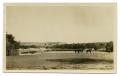 Primary view of [Photograph of Two Men on Horses Near Rio Grande River]