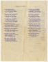Thumbnail image of item number 2 in: '[Ballad Sheet with Four Songs' Lyrics]'.