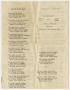 Primary view of [Ballad Sheet for a Party at the Fort Polk Officers Club]