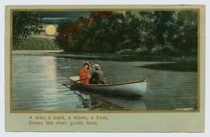 Primary view of object titled '[Illustrated Song Postcard, "Same Old Story": Part 1]'.