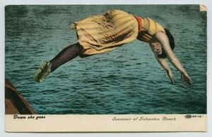 Primary view of object titled '[Postcard to Mayme Collins from Galveston, Texas]'.