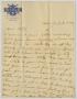Primary view of [Letter from Elmer Holcomb Wheatly to Josephine Wheatly, July 27, 1904]